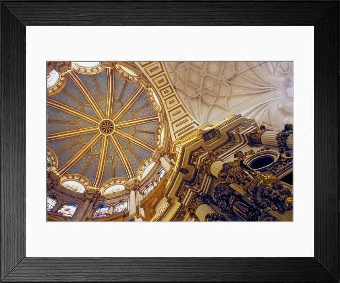 Framed Print : SPAIN. Granada. Cathedral. View of the dome of the high altar. Renaissance art. Architecture. - Lucas Vallecillos / Iberfoto / Everett Collection (336746)**US SALES ONLY** Framed Print : SPAIN. Granada. Cathedral. View of the dome of the high altar. Renaissance art. Architecture. - Lucas Vallecillos / Iberfoto / Everett Collection (336746)**US SALES ONLY**
