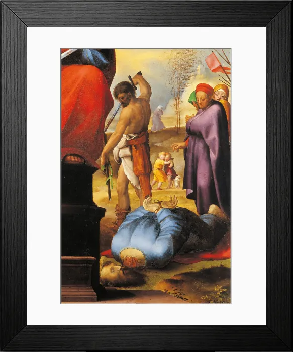 Framed Print : St Paul, by Domenico di Giacomo di Pace known as Beccafumi Domenico, 1516, 16th Century, tempera and oil on canvas, cm 230 x 150 - Italy, Tuscany, Siena, Opera del Duomo Museum