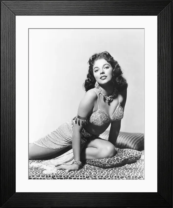 Framed Print : LAND OF THE PHAROAHS, Joan Collins, 1955