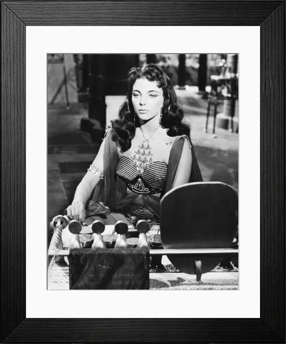 Framed Print : LAND OF THE PHAROAHS, Joan Collins, 1955