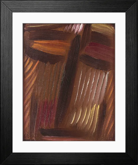 Framed Print : JAWLENSKY, Alexei von (1864-1941). Meditation red. ca. 1936. Expressionism. Oil on canvas. - Iberfoto / Everett Collection (315424)**US SALES ONLY**