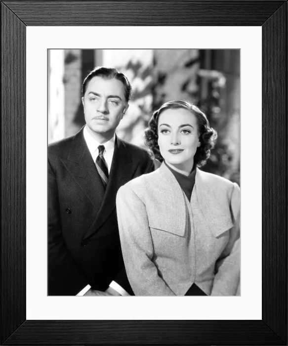 Framed Print : THE LAST OF MRS. CHEYNEY, from left, William Powell, Joan Crawford, 1937