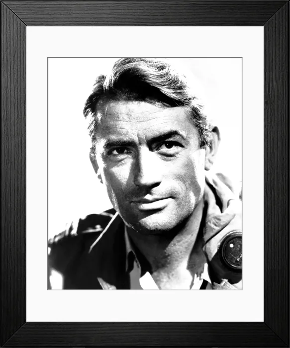 Framed Print : THE PURPLE PLAIN, Gregory Peck, 1954