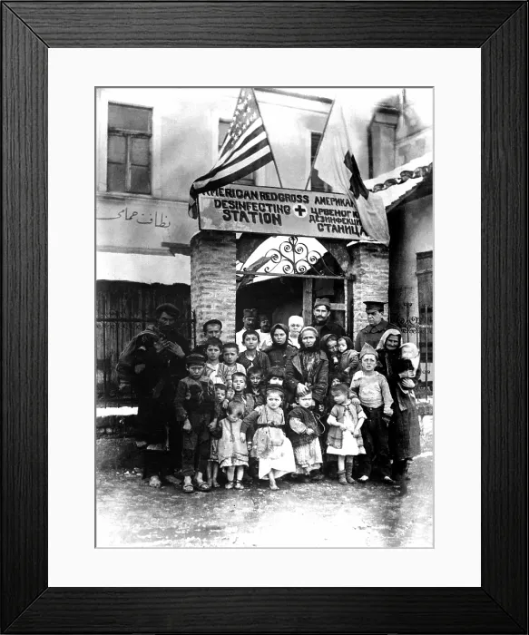 Framed Print : Serbian refugees in Uskut, Ukraine Framed Print : Serbian refugees in Uskut, Ukraine