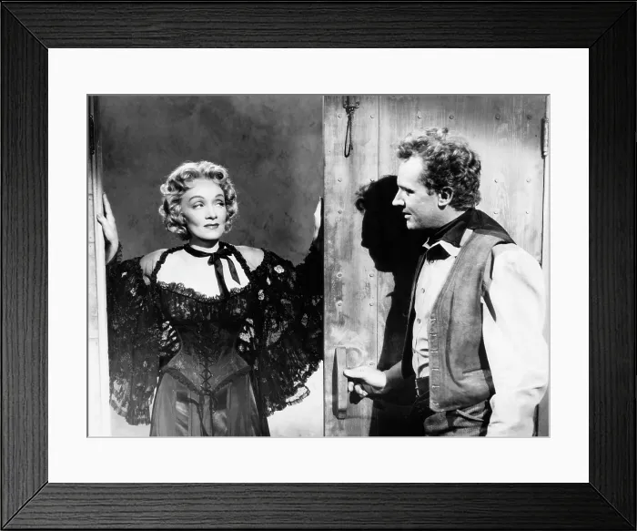 Framed Print : RANCHO NOTORIOUS, Marlene Dietrich, Arthur Kennedy, 1952 Framed Print : RANCHO NOTORIOUS, Marlene Dietrich, Arthur Kennedy, 1952