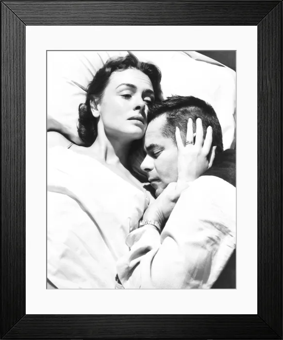 Framed Print : RANSOM!, from left: Donna Reed, Glenn Ford, 1956