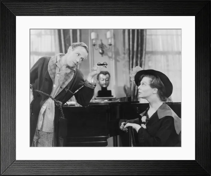 Framed Print : PYGMALION, from left: Leslie Howard, Wendy Hiller, 1938