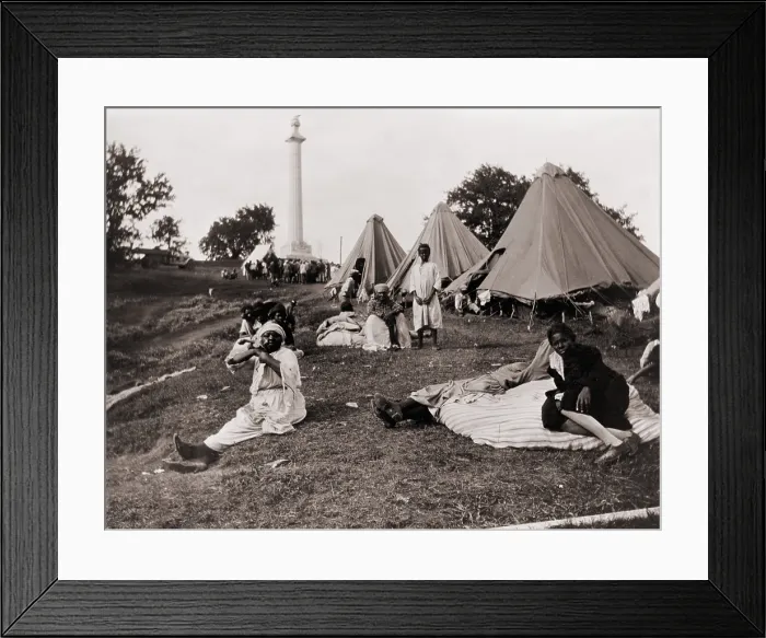 Framed Print : African American refugees in front of their temporary tent homes during the 1927 Mississippi River flood Framed Print : African American refugees in front of their temporary tent homes during the 1927 Mississippi River flood