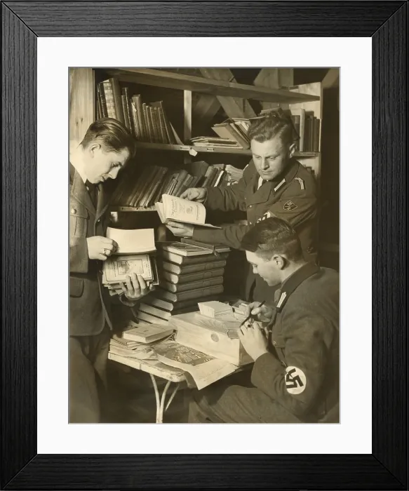 Framed Print : Hitler Youth participating in the Freizeitgestalter (leisure hour disposer)