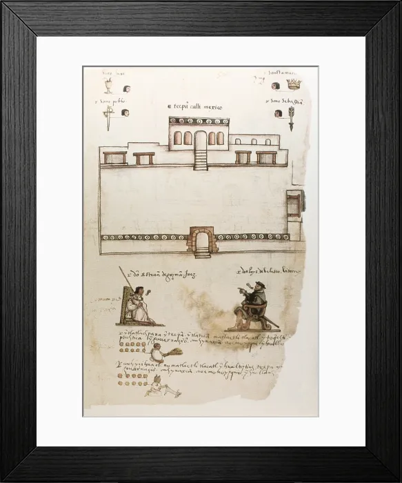 Framed Print : Codex Osuna (Codice Osuna). 16th c Framed Print : Codex Osuna (Codice Osuna). 16th c