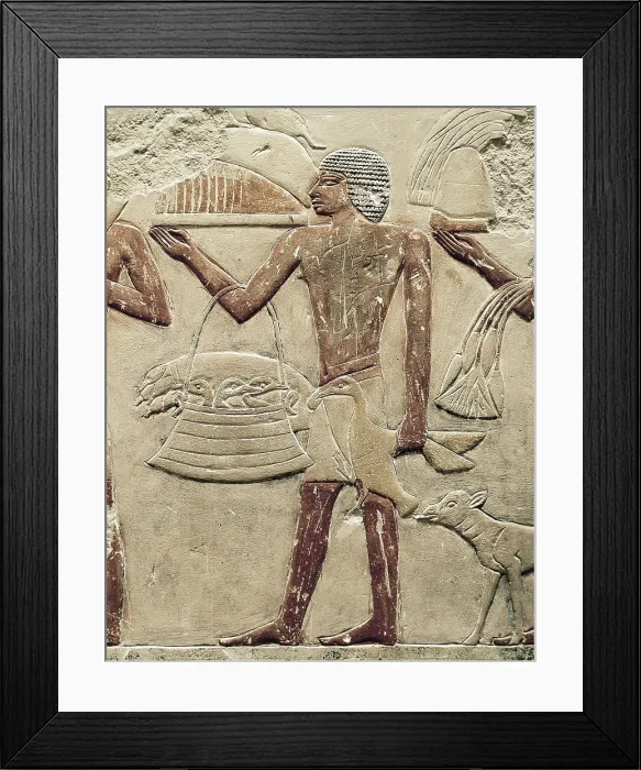 Framed Print : Mastaba of Princess Idut. 24th c. BC. EGYPT. Saqqara. Offerings bearer. Egyptian art. Old Kingdom. Relief. - BeBa / Iberfoto / Everett Collection (339794)**US SALES ONLY** Framed Print : Mastaba of Princess Idut. 24th c. BC. EGYPT. Saqqara. Offerings bearer. Egyptian art. Old Kingdom. Relief. - BeBa / Iberfoto / Everett Collection (339794)**US SALES ONLY**