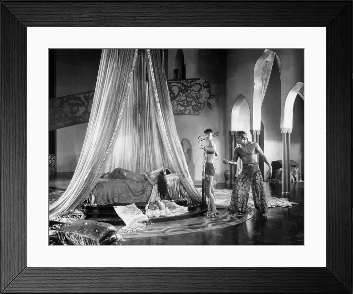 Framed Print : THE THIEF OF BAGDAD, Julanne Johnston, (in bed), Anna May Wong, Douglas Fairbanks, Sr. 1924