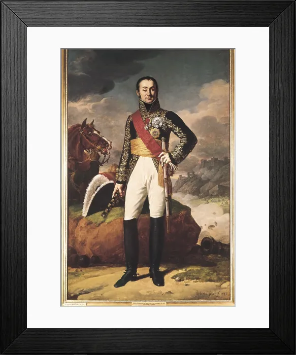 Framed Print : Oudinot, Nicolas-Charles, Duke De Reggio (1767-1847). Duke of Reggio and Marshal of France. Portrait of 1811. Work by LEFEVRE, Robert (1755-1830). Neoclassicism. Oil on canvas Framed Print : Oudinot, Nicolas-Charles, Duke De Reggio (1767-1847). Duke of Reggio and Marshal of France. Portrait of 1811. Work by LEFEVRE, Robert (1755-1830). Neoclassicism. Oil on canvas