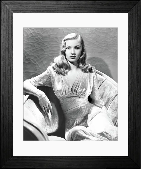Framed Print : THIS GUN FOR HIRE, Veronica Lake, in a gown by Edith Head, 1942