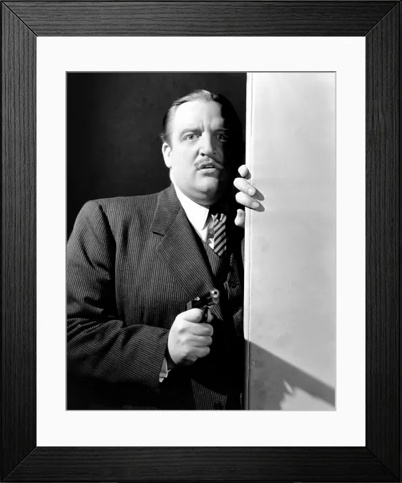 Framed Print : THIS GUN FOR HIRE, Laird Cregar, 1942