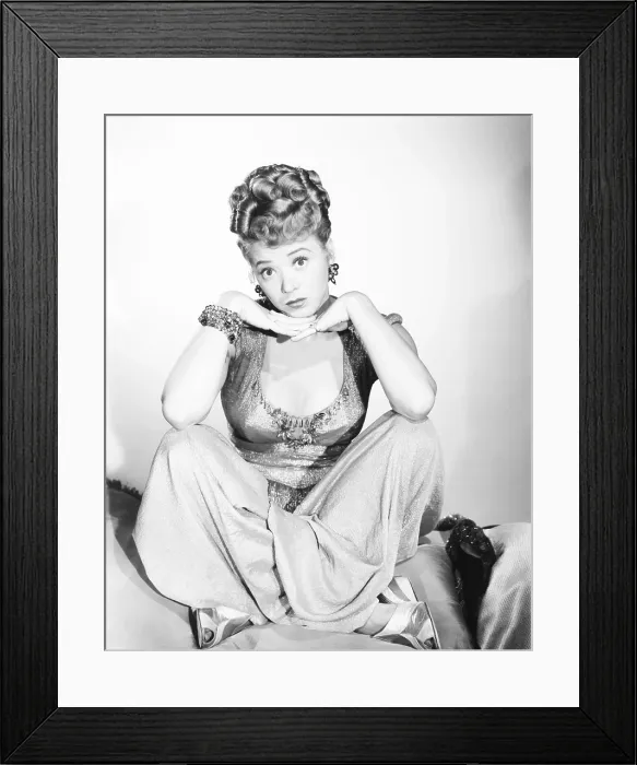 Framed Print : THIEF OF DAMASCUS, Jeff Donnell as Sheherazade, 1952