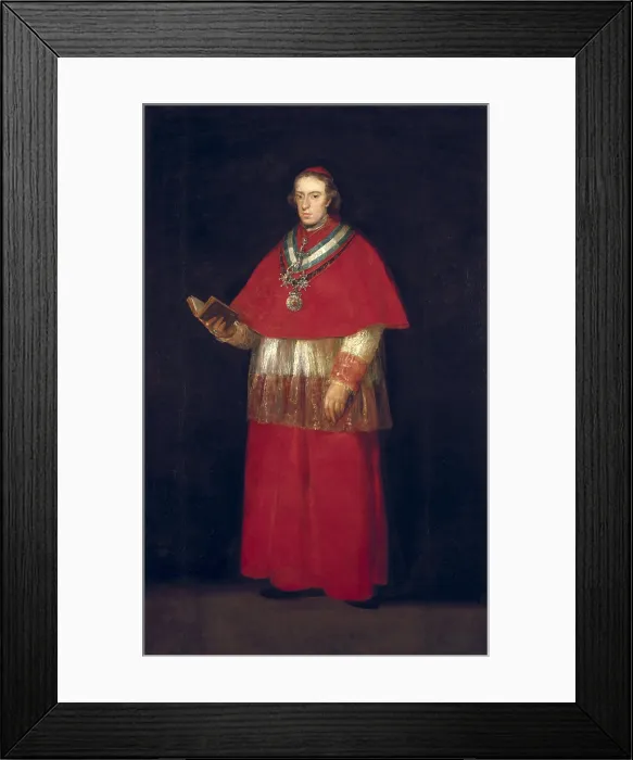 Framed Print : GOYA Y LUCIENTES, Francisco de (1746-1828). Cardinal Don Luis de Bourbon. 1800. Oil on canvas. SPAIN. Madrid. Prado Museum Framed Print : GOYA Y LUCIENTES, Francisco de (1746-1828). Cardinal Don Luis de Bourbon. 1800. Oil on canvas. SPAIN. Madrid. Prado Museum