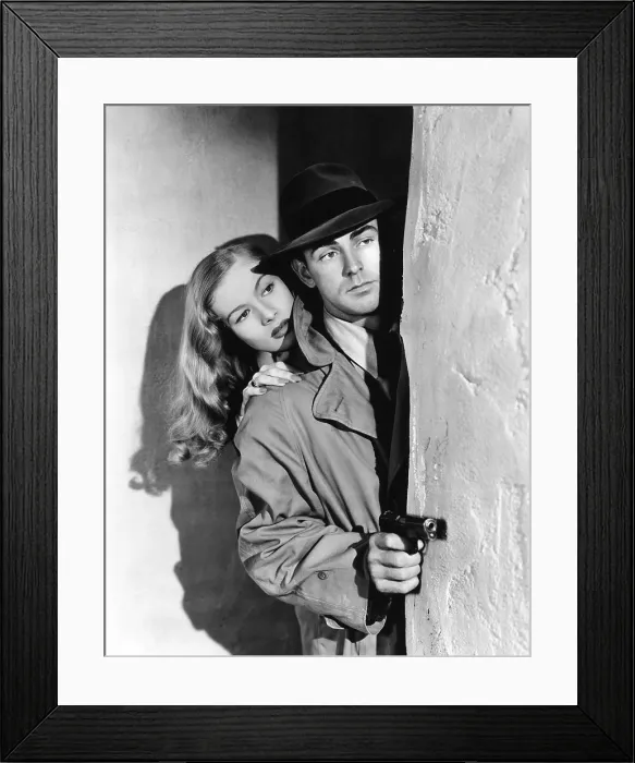 Framed Print : THIS GUN FOR HIRE, from left, Veronica Lake, Alan Ladd, 1942 Framed Print : THIS GUN FOR HIRE, from left, Veronica Lake, Alan Ladd, 1942