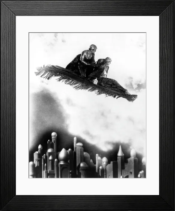 Framed Print : THE THIEF OF BAGDAD, Douglas Fairbanks, Sr. Julanne Johnston, 1924
