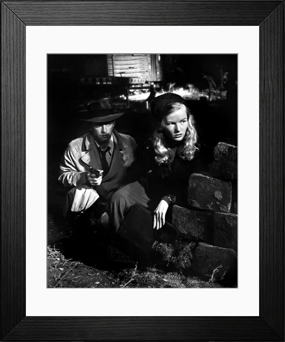 Framed Print : THIS GUN FOR HIRE, Alan Ladd, Veronica Lake, 1942