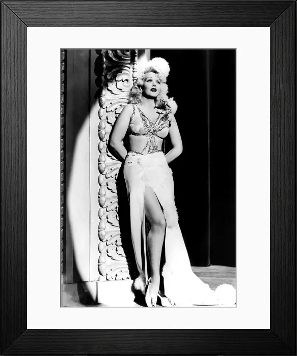 Framed Print : THEY GOT ME COVERED, Marion Martin, 1943