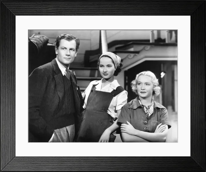 Framed Print : THESE THREE, from left, Joel McCrea, Merle Oberon, Miriam Hopkins, 1936 Framed Print : THESE THREE, from left, Joel McCrea, Merle Oberon, Miriam Hopkins, 1936