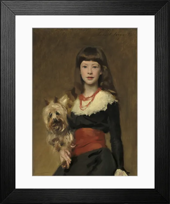 Framed Print : Miss Beatrice Townsend, by John Singer Sargent, 1882, American painting, oil on canvas Framed Print : Miss Beatrice Townsend, by John Singer Sargent, 1882, American painting, oil on canvas
