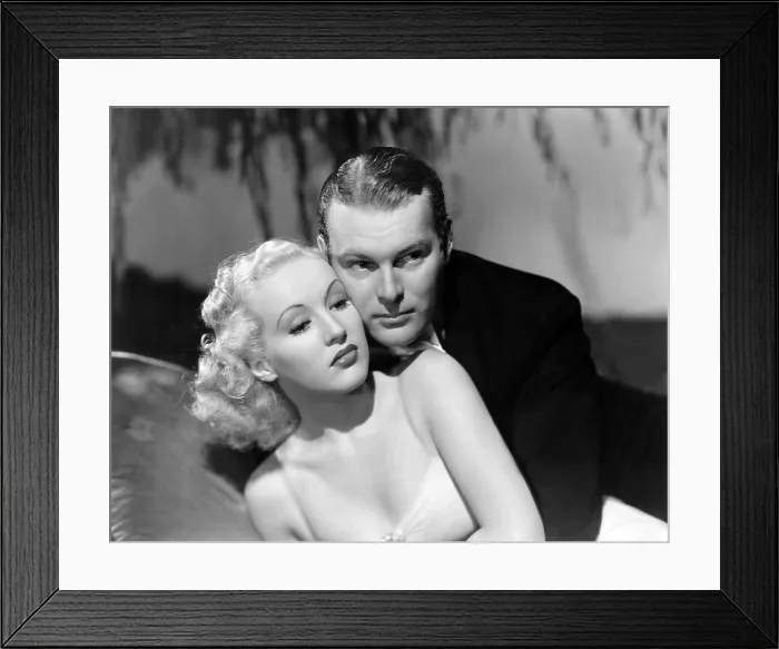 Framed Print : THRILL OF A LIFETIME, from left: Betty Grable, Leif Erickson, 1937 Framed Print : THRILL OF A LIFETIME, from left: Betty Grable, Leif Erickson, 1937