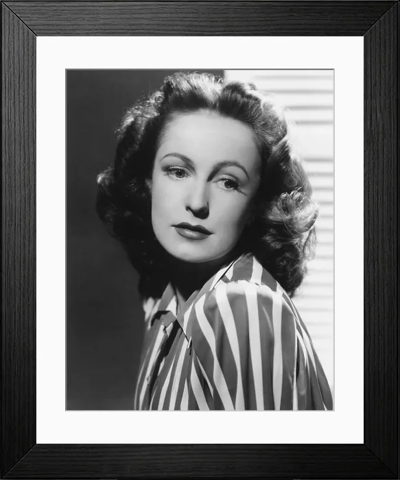 Framed Print : TILL WE MEET AGAIN, Geraldine Fitzgerald, 1944 Framed Print : TILL WE MEET AGAIN, Geraldine Fitzgerald, 1944