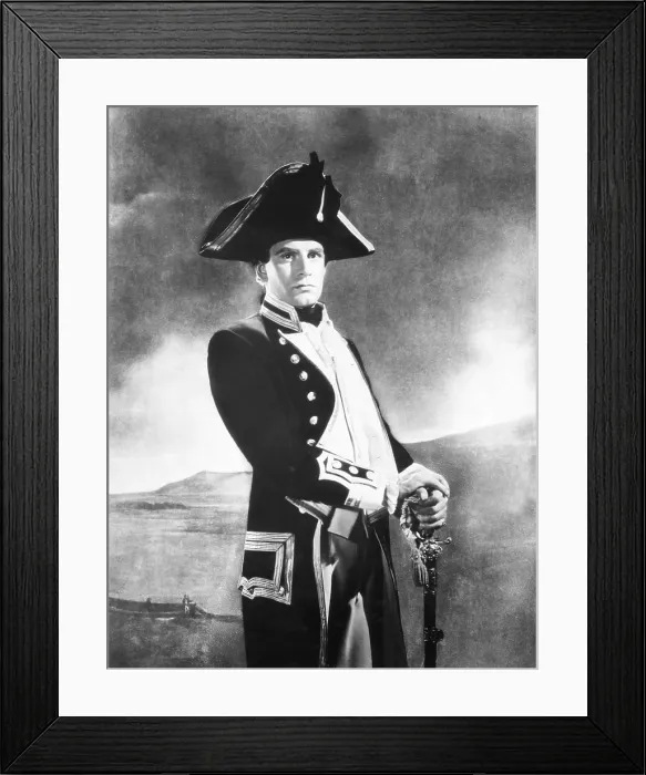 Framed Print : THAT HAMILTON WOMAN, Laurence Olivier as Lord Horatio Nelson, 1941