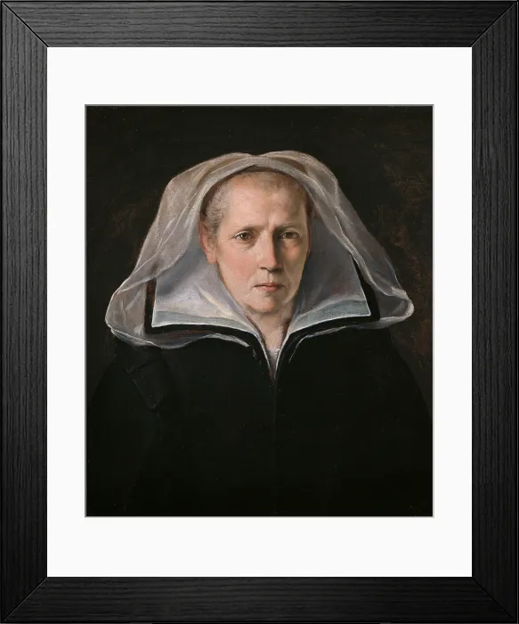 Framed Print : Portrait of a Widow or Portrait of the Mother, by Guido Reni, 1630 about, 17th Century, oil on canvas, cm 64 x 55 - Italy, Emilia Romagna, Bologna, National Picture Gallery Framed Print : Portrait of a Widow or Portrait of the Mother, by Guido Reni, 1630 about, 17th Century, oil on canvas, cm 64 x 55 - Italy, Emilia Romagna, Bologna, National Picture Gallery