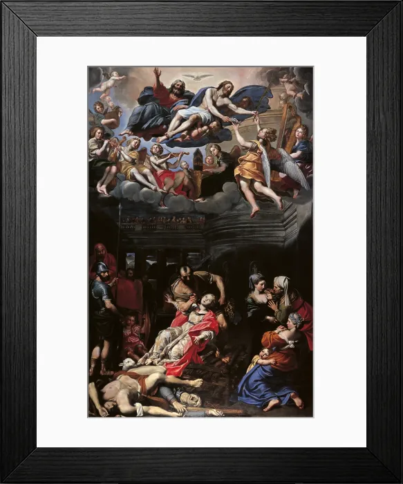 Framed Print : The Martyrdom of St Framed Print : The Martyrdom of St