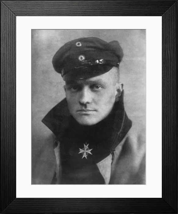 Framed Print : Baron Captain Manfred von Richtofen, the Red Baron, was a German fighter pilot Framed Print : Baron Captain Manfred von Richtofen, the Red Baron, was a German fighter pilot