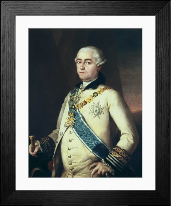 Framed Print : GOYA Y LUCIENTES, Francisco de (1746-1828); ALCANTARA LOPEZ DE ZUnIGA, Pedro (18th century). 14th Count of Miranda del Castanar and 10th Duke of Penaranda