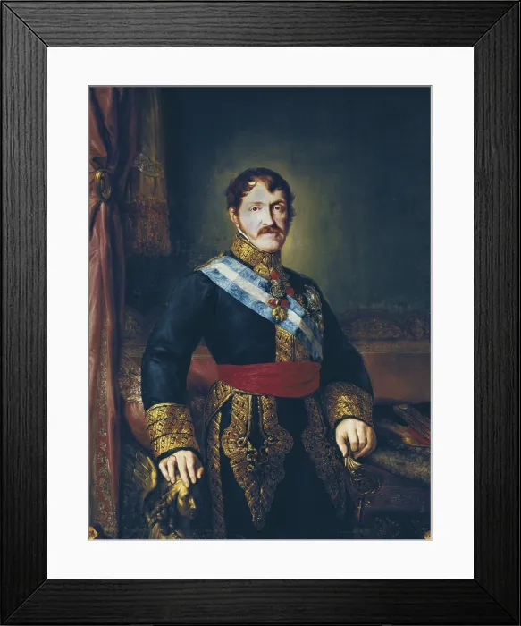 Framed Print : LOPEZ Y PORTAnA, Vicente (1772-1850). Portrait of D. Carlos Maria Isidro. ca. 1833. Oil on canvas. SPAIN. Madrid. St. Fernando Royal Academy Museum Framed Print : LOPEZ Y PORTAnA, Vicente (1772-1850). Portrait of D. Carlos Maria Isidro. ca. 1833. Oil on canvas. SPAIN. Madrid. St. Fernando Royal Academy Museum