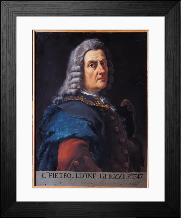 Framed Print : Self portrait, by Pier Leone Ghezzi, 1747, 18th Century, oil on canvas, cm 67 x 49 - Italy, Lazio, Rome, National Academy of San Luca. All Framed Print : Self portrait, by Pier Leone Ghezzi, 1747, 18th Century, oil on canvas, cm 67 x 49 - Italy, Lazio, Rome, National Academy of San Luca. All