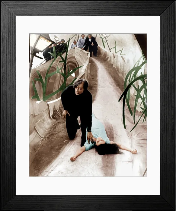 Framed Print : THE CABINET OF DR. CALIGARI, from left: Conrad Veidt, Lil Dagover, 1920