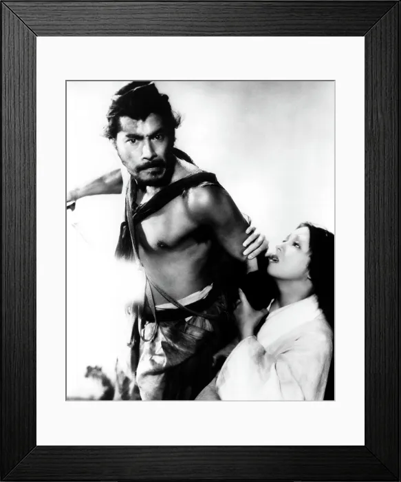 Framed Print : RASHOMON, Toshiro Mifune, Machiko Kyo, 1950 Framed Print : RASHOMON, Toshiro Mifune, Machiko Kyo, 1950