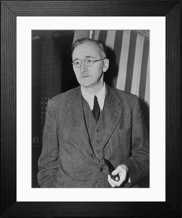 Framed Print : Friedrich August von Hayek's 1944 book, The Road to Serfdom, attacked socialism. Hayek shared the 1974 Nobel Prize in Economic with Gunnar Myrdal Framed Print : Friedrich August von Hayek's 1944 book, The Road to Serfdom, attacked socialism. Hayek shared the 1974 Nobel Prize in Economic with Gunnar Myrdal