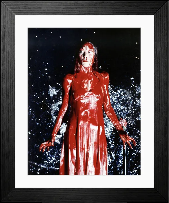 Framed Print : CARRIE, Sissy Spacek, 1976