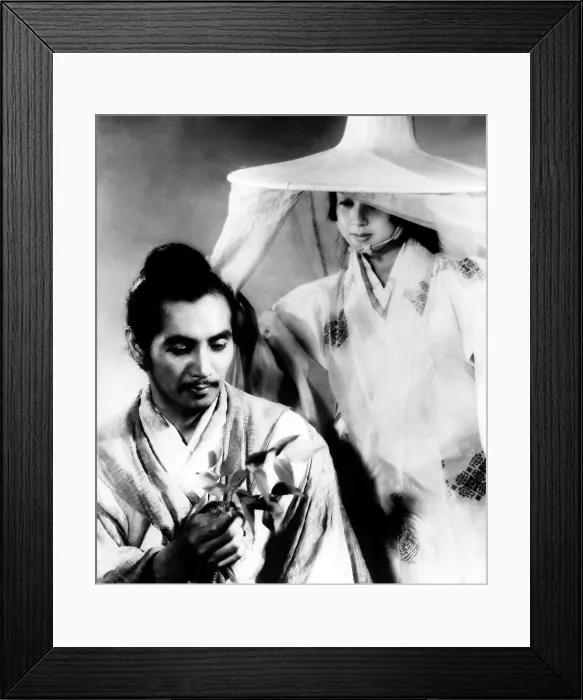 Framed Print : RASHOMON, Masayuki Mori, Machiko Kyo, 1950 Framed Print : RASHOMON, Masayuki Mori, Machiko Kyo, 1950