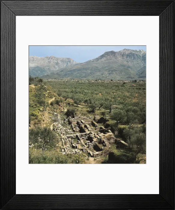 Framed Print : GREECE. PELOPONNESE. LACONIA. Sparta. Ruins of a theater. - Iberfoto / Everett Collection (557522)**US SALES ONLY**