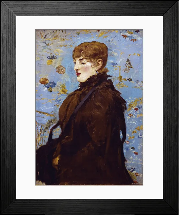 Framed Print : MANET, edouard (1832-1883). Portrait de Mery Laurent (The Autumn). 1881. Impressionism. Oil on canvas. FRANCE. Nancy. Fine Arts Museum Framed Print : MANET, edouard (1832-1883). Portrait de Mery Laurent (The Autumn). 1881. Impressionism. Oil on canvas. FRANCE. Nancy. Fine Arts Museum
