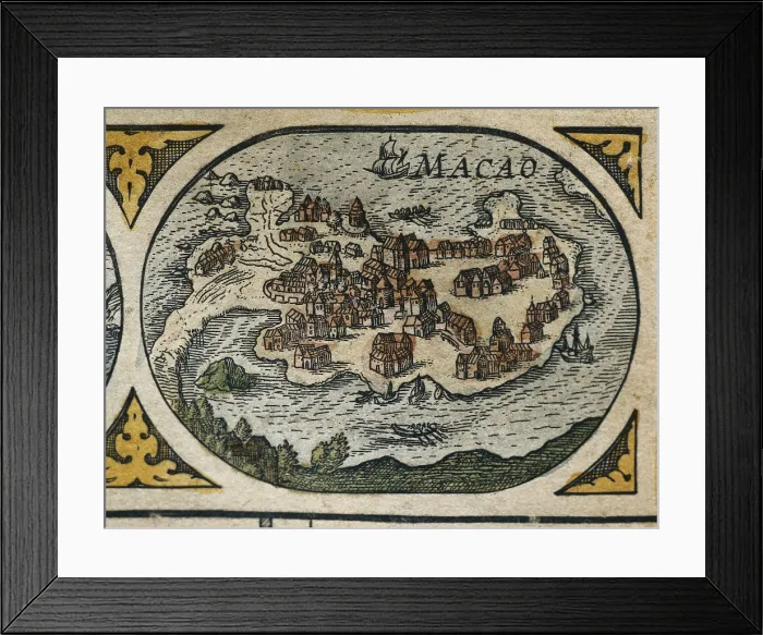 Framed Print : BLAEU, Willem Janszoon (1571-1638); BLAEU, Jan (1596-1673). Atlas Novus or Atlas Maior. 1635 - 1665. 'Asia noviter delineata'. Map of Asia printed in Amsterdam ca. 1635