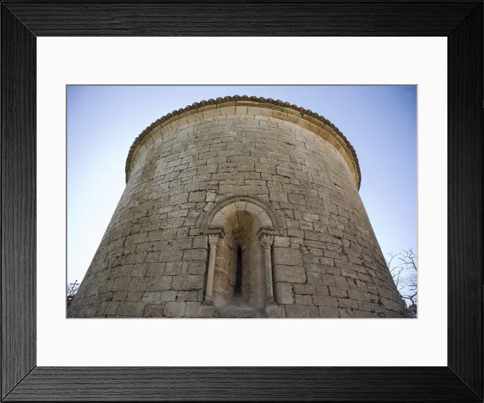 Framed Print : SPAIN. Pyrgos. Siurana. Church of Santa Maria (12th c). Apse. Romanesque art. - Paul Maeyaert / Iberfoto / Everett Collection (172094)**US SALES ONLY**