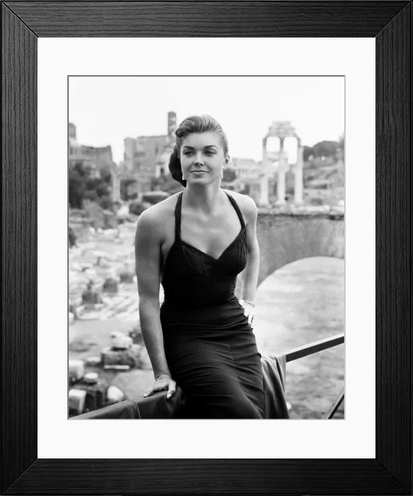 Framed Print : RAW WIND IN EDEN, Esther Williams, on location in Rome, 1958 Framed Print : RAW WIND IN EDEN, Esther Williams, on location in Rome, 1958