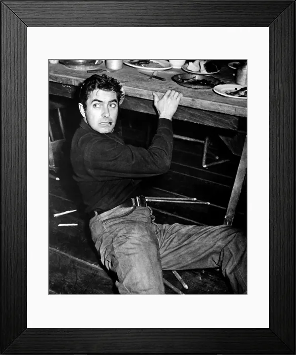 Framed Print : RAWHIDE, Tyrone Power, 1951, TM & Copyright 20th Century Fox Film Corp. / courtesy Everett Collection Framed Print : RAWHIDE, Tyrone Power, 1951, TM & Copyright 20th Century Fox Film Corp. / courtesy Everett Collection
