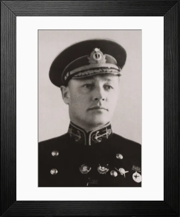 Framed Print : Admiral Nikolaji Kuznetsov served as People's Commissar of the Navy during World War 2