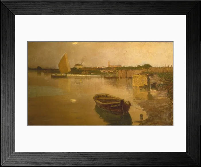 Framed Print : Rest, by Pietro Fragiacomo, 1891, 19th Century, canvas, - Italy, Lazio, Rome, National Gallery of Modern Art. All