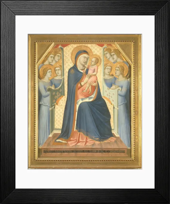 Framed Print : Madonna and Child Enthroned with Angels, by Lorenzetti Pietro, 14th Century, 1340 -1340, tempera on panel, - Italy, Tuscany, Florence, Uffizi gallery Framed Print : Madonna and Child Enthroned with Angels, by Lorenzetti Pietro, 14th Century, 1340 -1340, tempera on panel, - Italy, Tuscany, Florence, Uffizi gallery